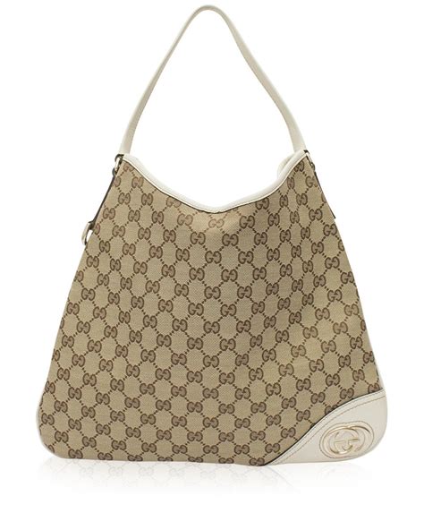 gucci white monogram bag|Gucci monogram hobo bag.